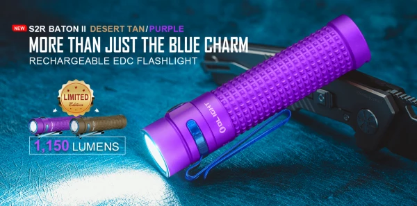 Olight S2R Baton II series is available in new colors